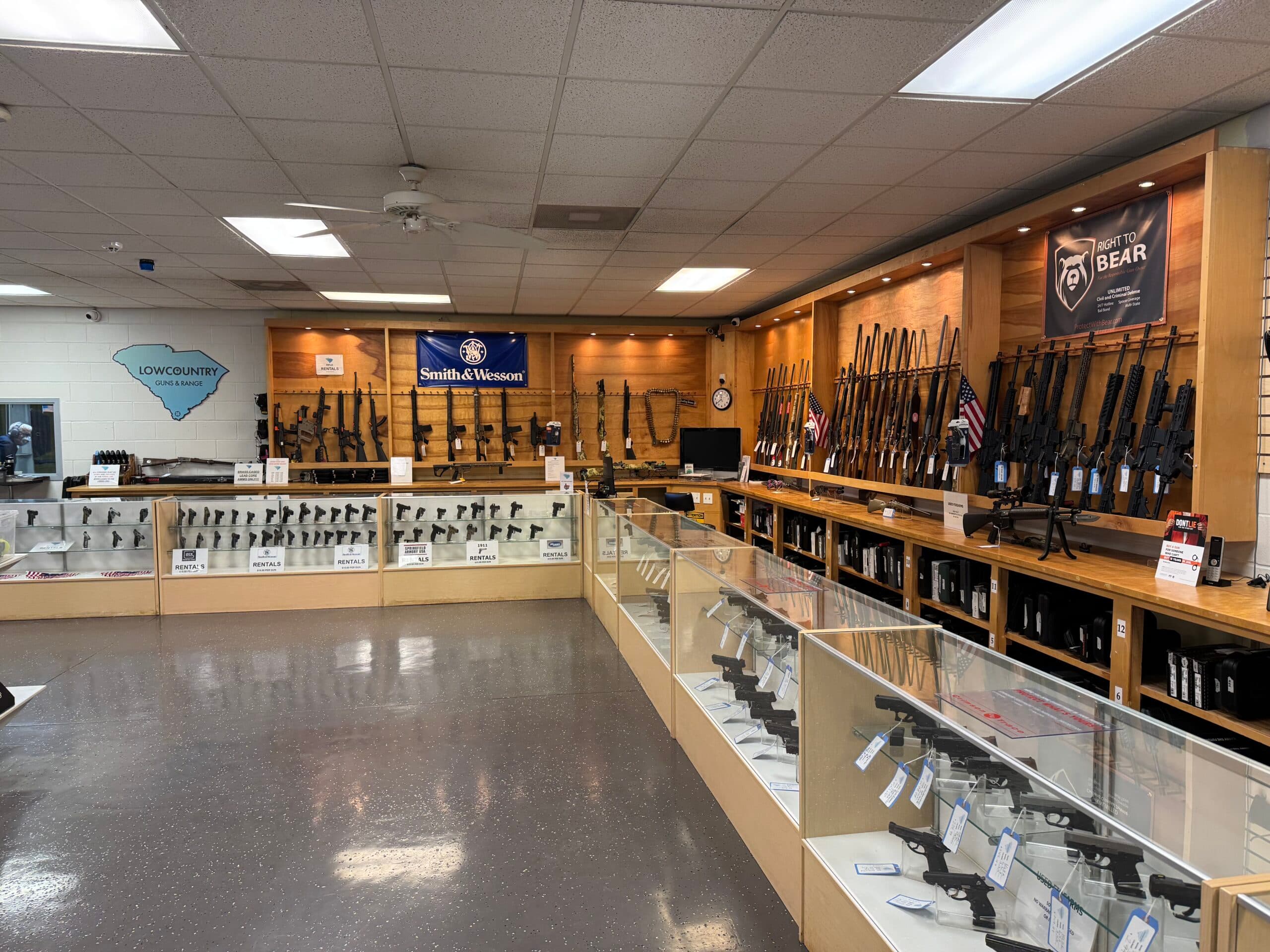 Rifle selection wall